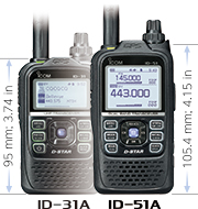 ICOM ID-51A 全防水 雙頻無線電對講機 (D-STAR 數位類比雙模)
